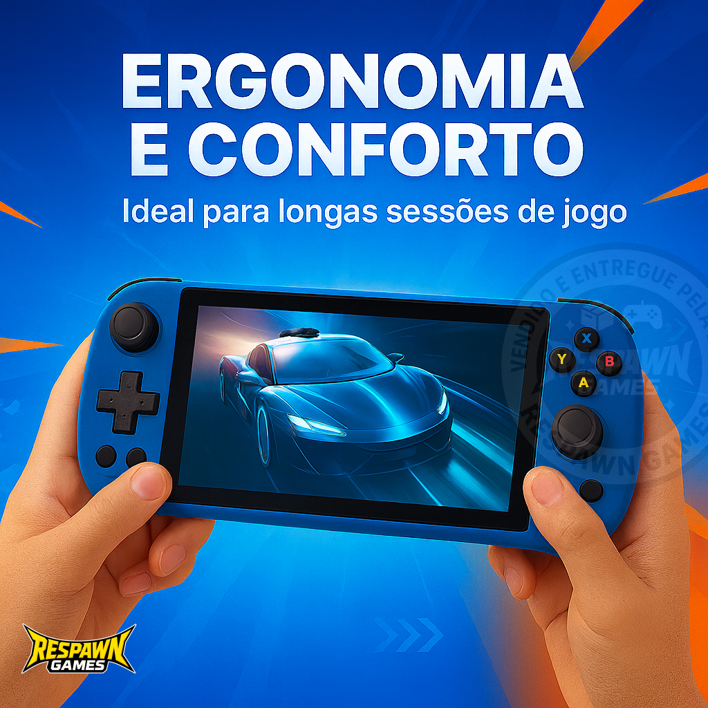 Arcadia X55 - O console portátil mais completo da categoria: Tela IPS HD, 2GB RAM, HDMI, Wi-Fi 5GHz e Mais de 50.000 Jogos!