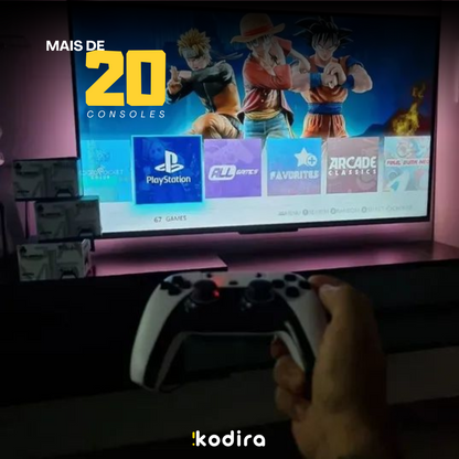 Game Stick Retrô M15 20 Mil Jogos + 2 Controles Sem Fio