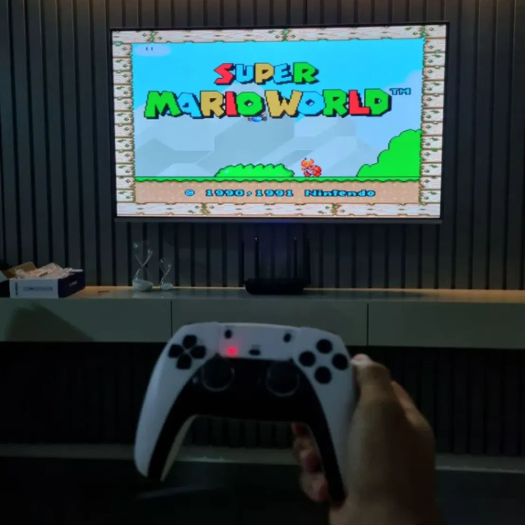 Game Stick Retrô M15 20 Mil Jogos + 2 Controles Sem Fio