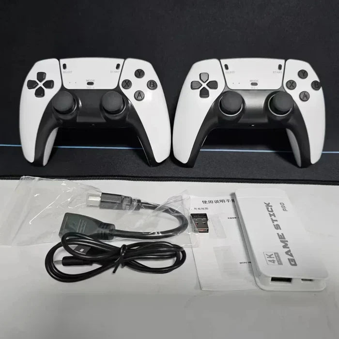 Game Stick Retrô M15 20 Mil Jogos + 2 Controles Sem Fio