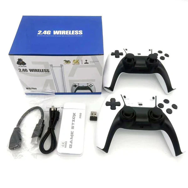 Game Stick Retrô M15 20 Mil Jogos + 2 Controles Sem Fio