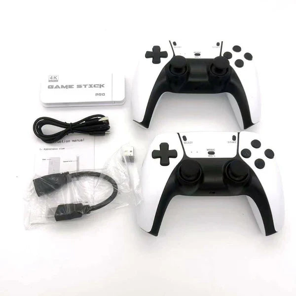 Game Stick Retrô M15 20 Mil Jogos + 2 Controles Sem Fio